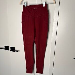 Buffbunny Rosa Pocket leggings Vineyard Dark Red